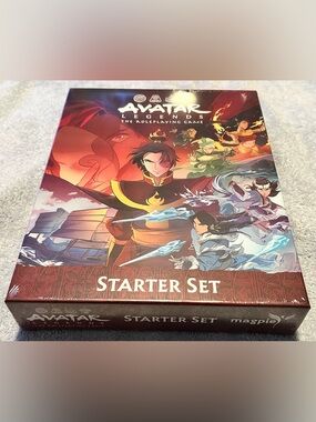 AVATAR LEGENDS ROLEPLAYING GAME: STARTER SET/BRAND NEW/NWT/SEALED IN PLASTIC